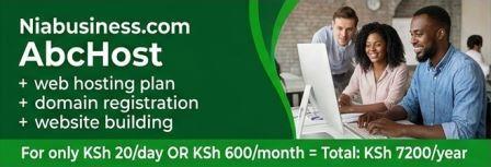 Niabusiness.com AbcHost web hosting in Kenya - domain name registration in Kenya - start a website in Kenya