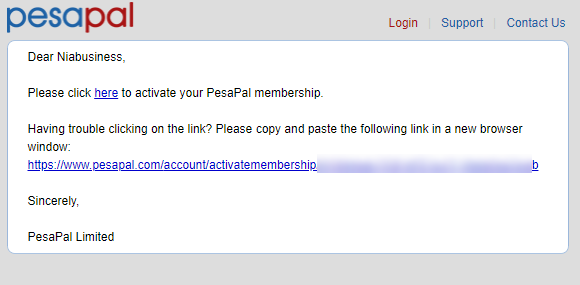Pesapal membership activation - Activate your PesaPal account (membership)
